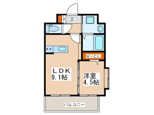 EREGHA二日市の物件間取画像